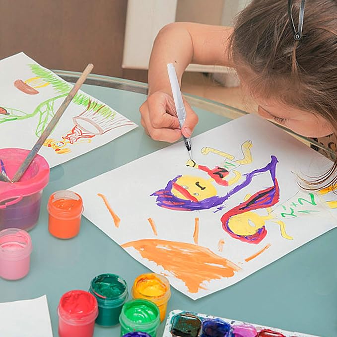 UPINS 6 Piece Water Color Brush Pen Set, Watercolor Paint Pens for Painting Markers