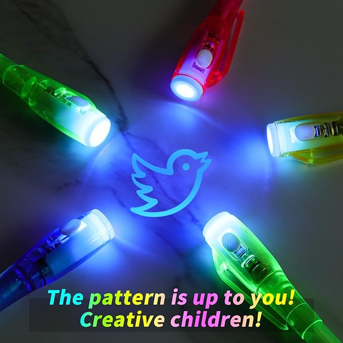 30 Pieces Invisible Ink Pen with UV Light Spy Pen Magic Marker Party Favors for kids 8 12 years Birthday Gifts Classroom Prizes Goodie Bags Stuffers for Kids