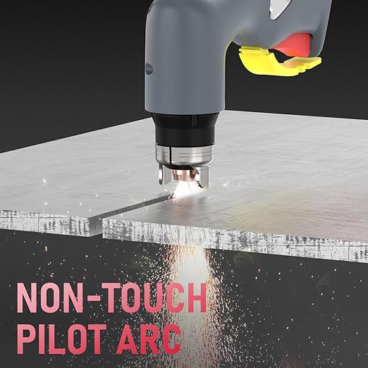 YESWELDER Plasma Cutter 65Amp Non-High Frequency Non-Touch Pilot Arc, Digital Display DC Inverter 110/220V Dual Voltage Blowback Plasma Cutting Machine CUT-65DS PRO