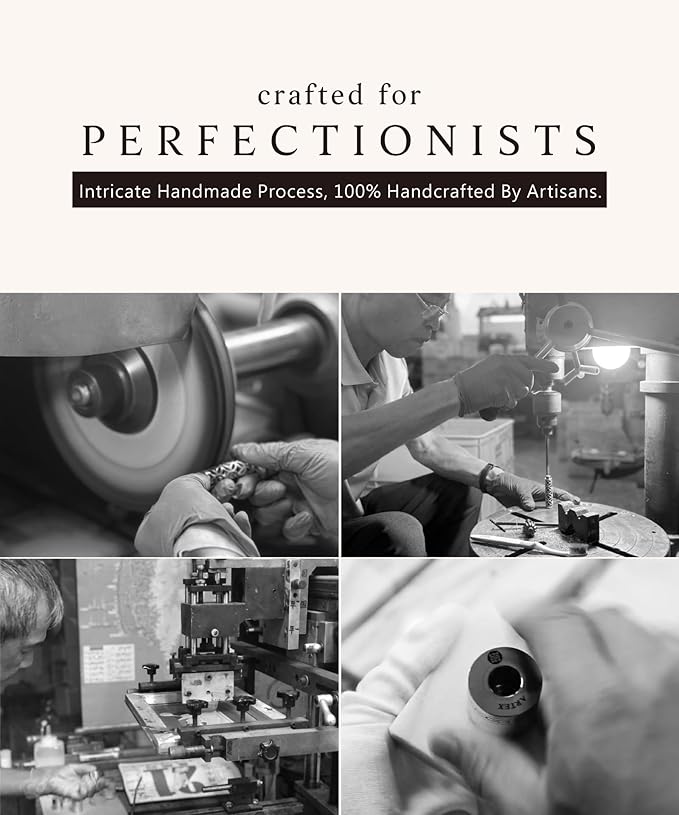 Luxury Fountain Pen Set With Stand - Museum Art Collections - Crafting Timeless Beauty - the Best Gift & Office Desk Decor, German SCHMIDT Fine Nib, Solid Metal & Marble Texture