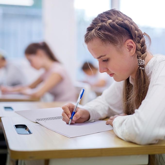 Graph Paper Spiral Notebook - Graph Paper Notebook, Quad Ruled Grid Notebooks, Perforated Pages - 10.5 X 8 Inches - 1 Subject Wirebound Notebook - Assorted Colors - 100 Sheets per Book - (Bulk - 48 Pack)