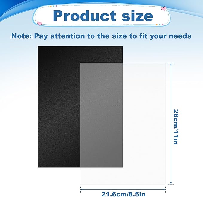 120 Pack Clear Binding Covers and Backs 8.5 X 11 Inches 12 Mil Sand-Textured Polycover, 10 Mil Presentation Binder Covers for Spiral Binding with Clear Front, Letter Size, Square Corners, Un-Punched