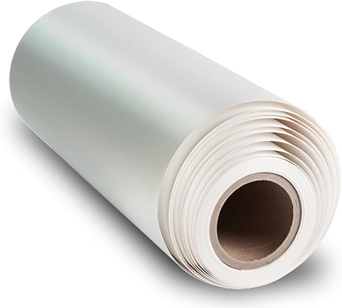 17M Gloss 44in x 75ft 17mil Thickness, Designed For You to Print and Stretch Without Varnishing in Between. Compatible With Most Roll Fed Epson, Canon, HP Printers