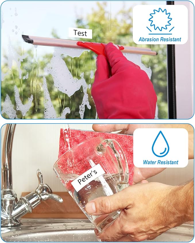 Weemay 3 Pack TZe-221 Compatible for Brother P-Touch Label Tape 9mm 0.35 Laminated White TZe TZ Tape TZ-221 TZ221 TZe221 3/8 Label for PTouch PTD210 PTD220 PTH110BP PTD410 PTD600 Printer