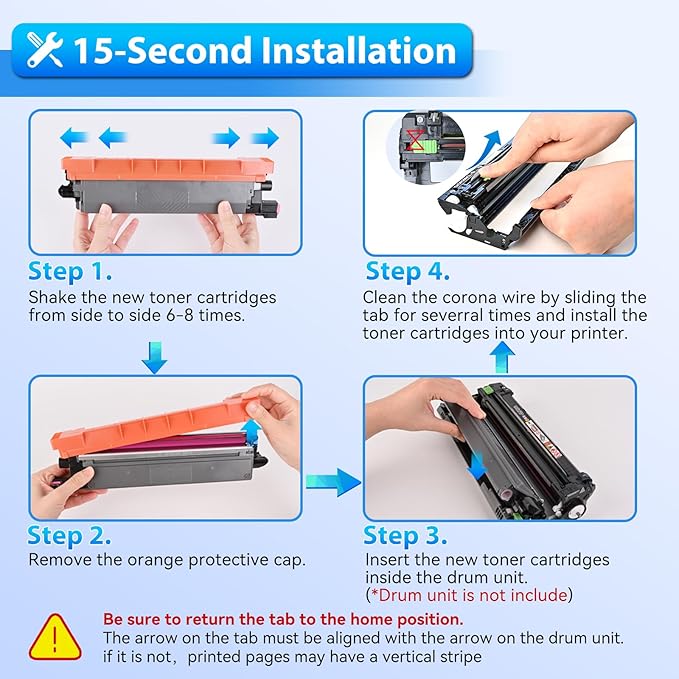 ZIPRINT TN229XL TN229 Toner 4 Pack Compatible Replacement for Brother TN229 TN 229 Toner Cartridges for Brother MFC-L3780CDW HL-L3280CDW MFC-L3720CDW HL-L3220CDW HL-L3300CDW HL-L3295CDW Printer