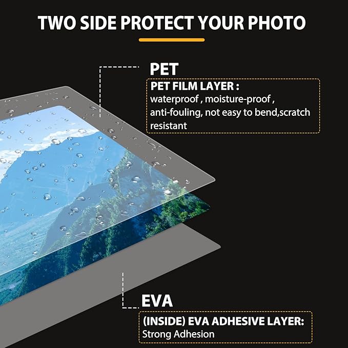 500 Pack Laminating Sheets, Holds 8.5 x 11 Inch Sheets, 3 mil, 9 x 11.5 Inches Thermal Laminating Pouches Lamination Sheet Paper for Laminator, Clear, Letter Size, Office and School Supplies