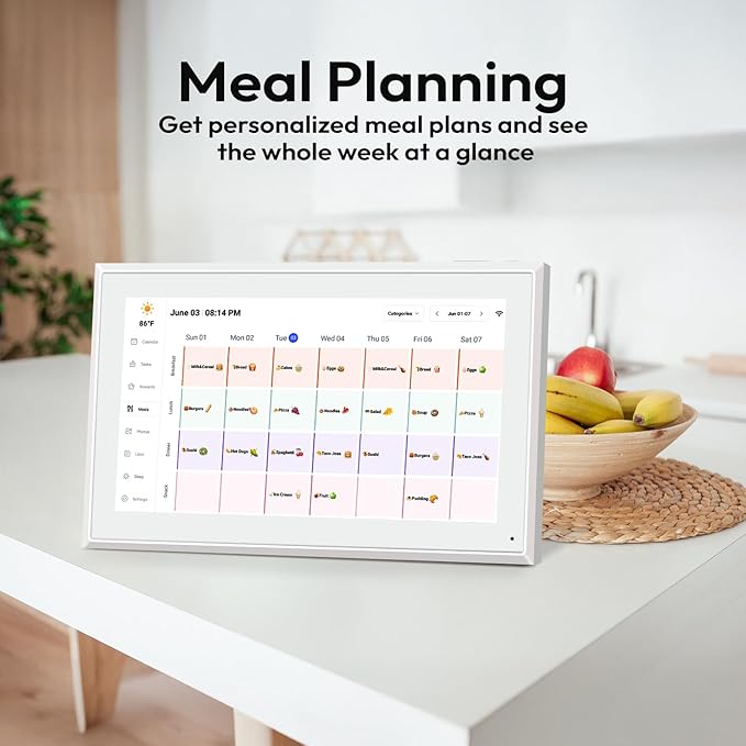BOCT 15.6'' Digital Calendar Wall - 32GB Memory Touch Screen Chore Chart Smart Calendar,Digital Planner,Auto-Sync,APP Control,Interactive Family Schedules, Gift for Mother