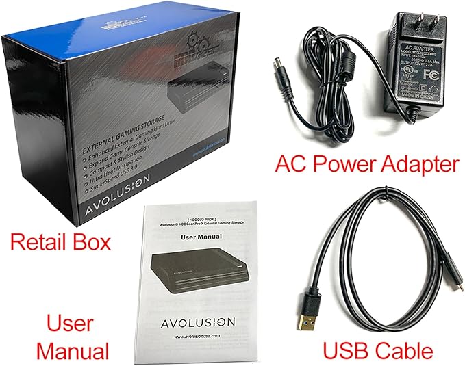 Avolusion PRO-X USB 3.0 External Hard Drive for WindowsOS Desktop PC/Laptop - (8TB) (Renewed)