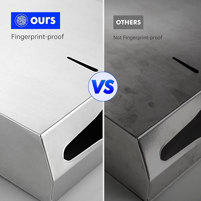 Paper Towel Dispenser Wall Mount Commercial, Fingerprint -Proof Paper Towel Holder for c-fold/Multi-fold/Tri-fold, Touchless Hand Towel Dispenser with Lock