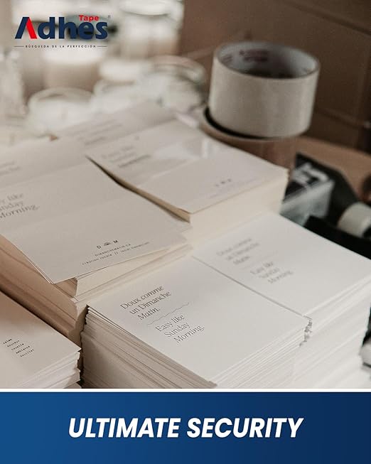 ADHES Heavy Duty Packing Tape, 36 Rolls, 1.88 Inch x 55 Yards, 2.7 mil Clear Shipping Tape Strong & Durable Package Tape for Shipping, Moving, Mailing and Sealing