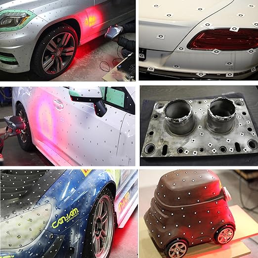 6.0mm Optical Tracking 3D Scanner Marker for Industrial Consumer 3D Scanner,3D Scanning Markers Dots Stickers Reference Point Markers for 3D Scanning,Diffuse Reflection Markers for 3D Scanner (100pcs)