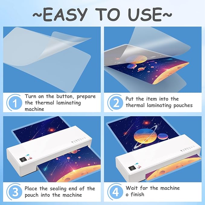 Clear Thermal Laminating Pouches 5mil Letter Size Plastic Laminator Sheets 9 x 11.5 Inch (5 mil 600 pcs)