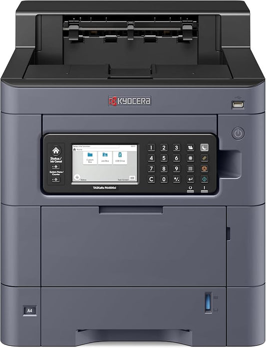 KYOCERA TASKalfa PA4500ci Color Laser Printer 47 ppm, 1200 dpi, Gigabit Ethernet & HyPAS Capable, 4.3 inch Touchscreen Panel, 650 Sheet Capacity