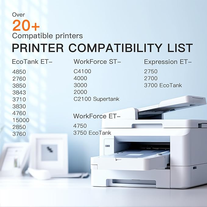 E-Z Ink Compatible Refill Ink Bottle Replacement for Epson 502 T502 522 T522 High Yield to use with ET-4760,ET-3760,ET-2760,ET-3710,ET-2750,ET-3700 Printer (Black, Cyan, Magenta, Yellow, 4 Pack)