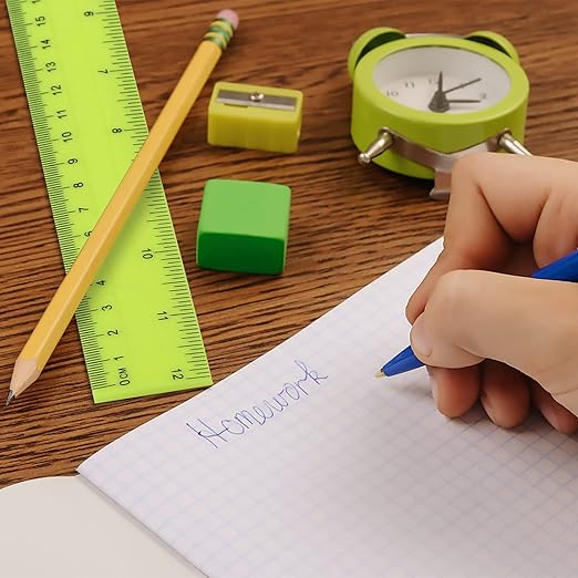 64 Pack Rulers Bulk for Classroom 12 inch, Plastic Clear Rulers for Office Back to School Supplies with Inches and Centimeters