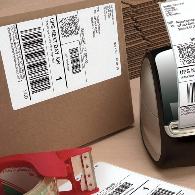 40 Rolls 4XL Labels 4" x 6" Address Shipping Labels 1744907 Compatible for 4XL LabelWriter, 220 Labels/Roll