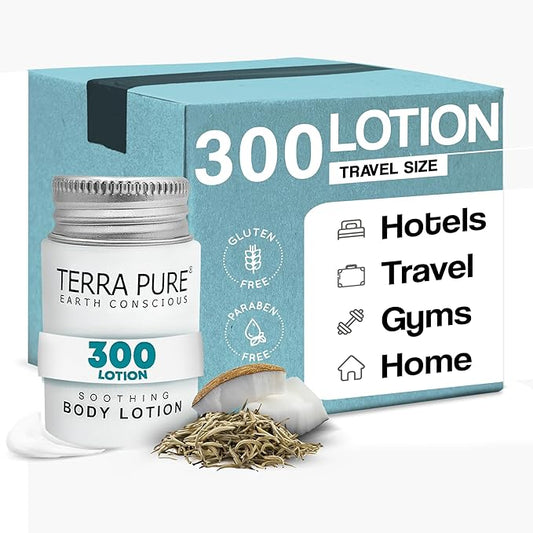 Terra Pure White Tea & Coconut Lotion, Travel Size Hotel Amenities, 1 oz. (Case of 300)