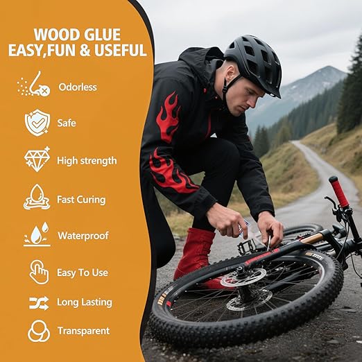 Super Glue for Rubber with Anti Clog Cap. 6 x 1 fl oz,CA Glue - Waterproof Clear Glue Cyanoacrylate Glues for RC Tires, Seals, Gaskets, Soles, Hose, Mat & Neoprene, Automotive Parts Repair, Quick Dry