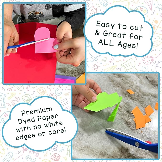 Hygloss Light Blue Bright Colored Cardstock - 8.5x11-Inch, 90 Sheets, 65 lb/ 176 gsm, Fade-Resistant, Acid-Free Color Card Stock Paper