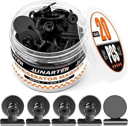 20 Pack Fridge Magnets Clips Heavy Duty, Strong Magnetic Clips, Cute Refrigerator Magntes Clip Whiteboard Magnets ClipsBest for Photo Display,Whiteboard,Refrigerator,Locker