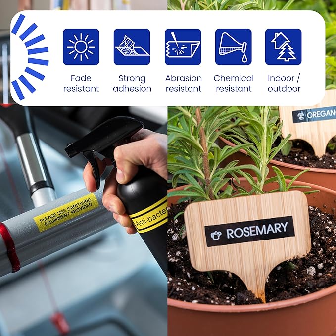 Brother Genuine TZe231~1/2” Black Print on White Label Tape. Each: 0.47 in x 26.2 ft (12 mm x 8 m)