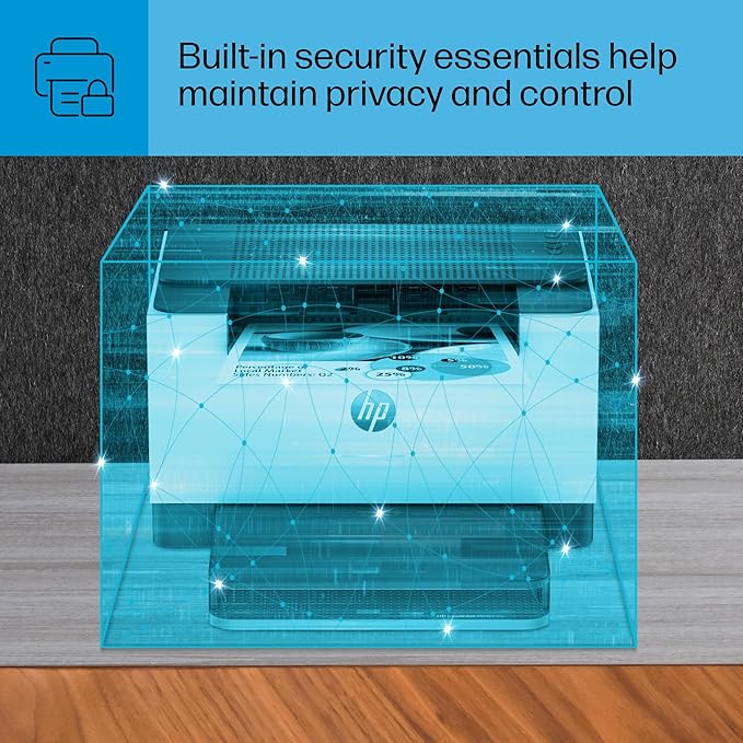 HP Laserjet M207dw Laser Wireless Printer, Black and White, Duplex, Best for Office