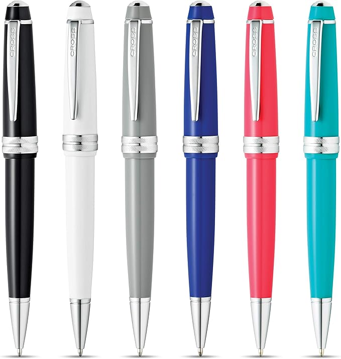Cross Bailey Light Refillable Ballpoint Pen Presented in a Everyday Gift Box - Medium Point, Black Ink, Polished Teal