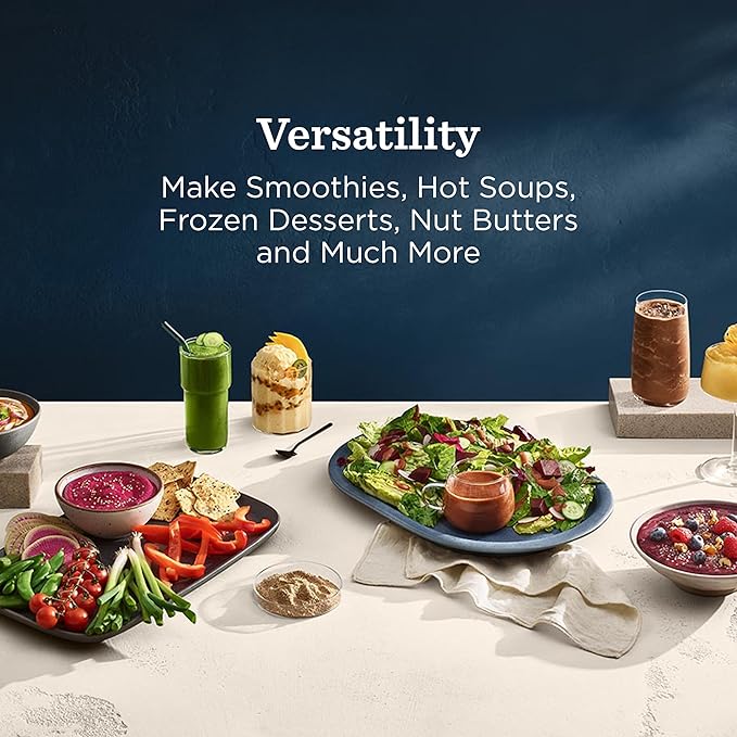 Vitamix Ascent Series X2 Blender with Three Blending Programs, Self-Cleaning Program, Professional-Grade Blender for Smoothies, Soups and More, Stainless-Steel Blades, 48 Oz Container, Midnight Blue