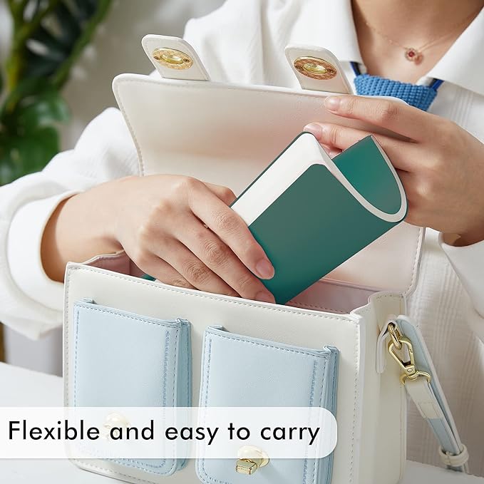 16 Pack Soft Cover Journal Bulk, Feela Lined Notebooks College Ruled for Work for Women Girl Writing, Blank Travel Journal Note Taking Notebook School Business Supplies, 8.2” x 5.5”, A5, Dark Green