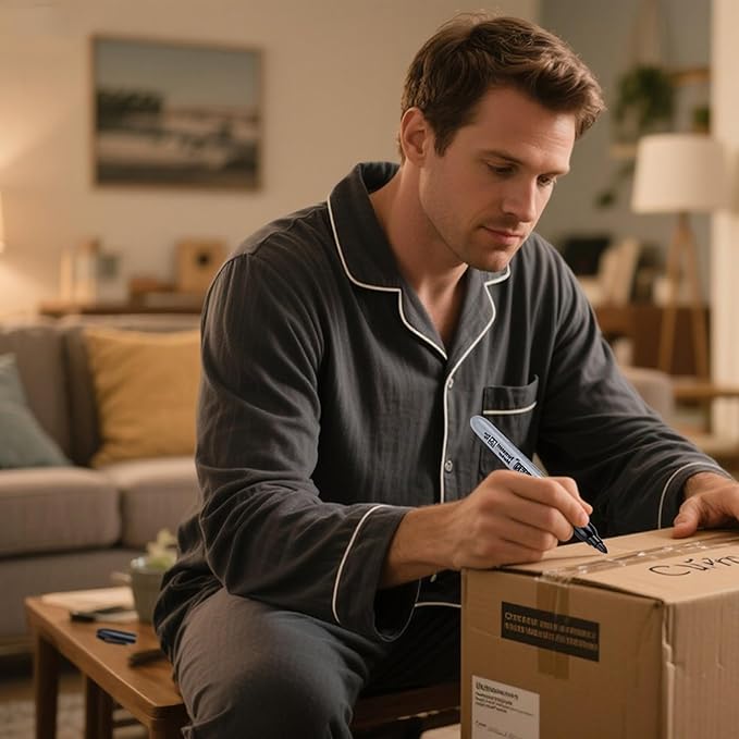 Black Permanent Markers,Fine Tip,160 Pack Bulk,Waterproof Permanent Marker Pens with Quick Drying on Wood,Plastic,Paper,Metal,Mirror for Office School Classroom Home