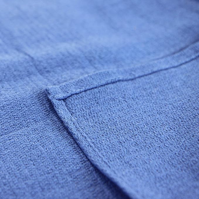 Arkwright Surgical Huck Towels - (Bulk Case of 120) Lint Free & Highly Absorbent Pre-Treated Cotton Cleaning Cloths, Perfect for Medical, Auto Detailing, Window, and Shop, 16 x 26 in, Blue