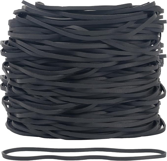 Rubber Bands Garbage Can Bands Elastic Large Size #117B 120 Pcs Trash Can Rubber Bands Elastics Bands 7 inch Assorted Color For Office Supplies Home