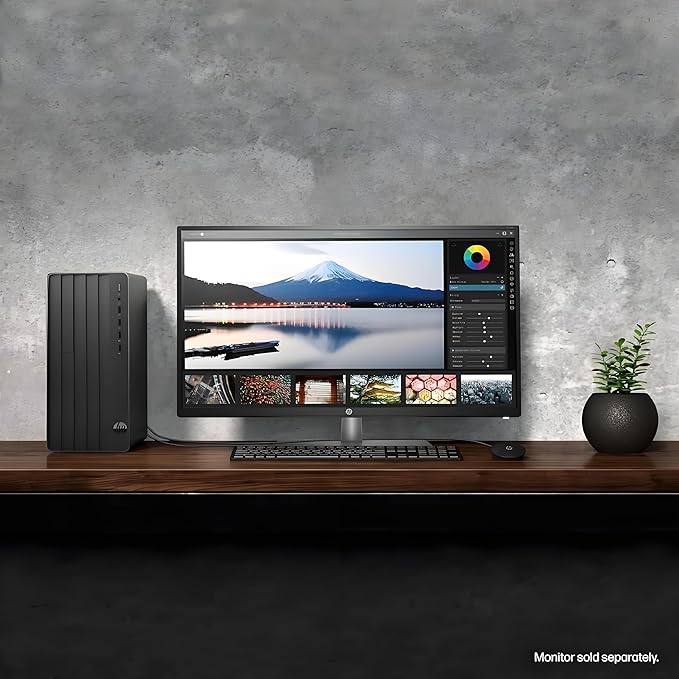 HP 290 G9 Desktop Computer, 13th Gen Intel Core i3-13100 Processor (Up to 4.50GHz)- 32GB RAM - 2TB PCIe SSD - HDMI, VGA, Wire Keyboard & Mouse, Wi-Fi, Windows 11 Pro