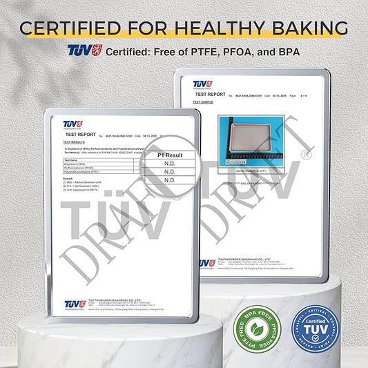 Cookie Sheets for Baking Nonstick - HONGBAKE Baking Sheet Pan Set of 3, Half/Quarter/Jelly Roll Pan for Oven with Diamond Texture Pattern, 57% Thicker Carbon Steel Cookie Trays, Dark Grey