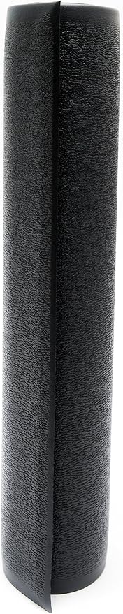 Anti Fatigue Floor Mat, 3ft. X 5ft. Black, Textured Pattern, Bevelled on All Four Sides