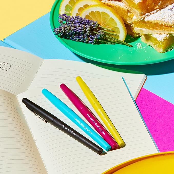 Paper Mate Flair Sunday Brunch Scented Felt Tip Pens, Assorted Colors, Medium Point (0.7mm), 16 Count