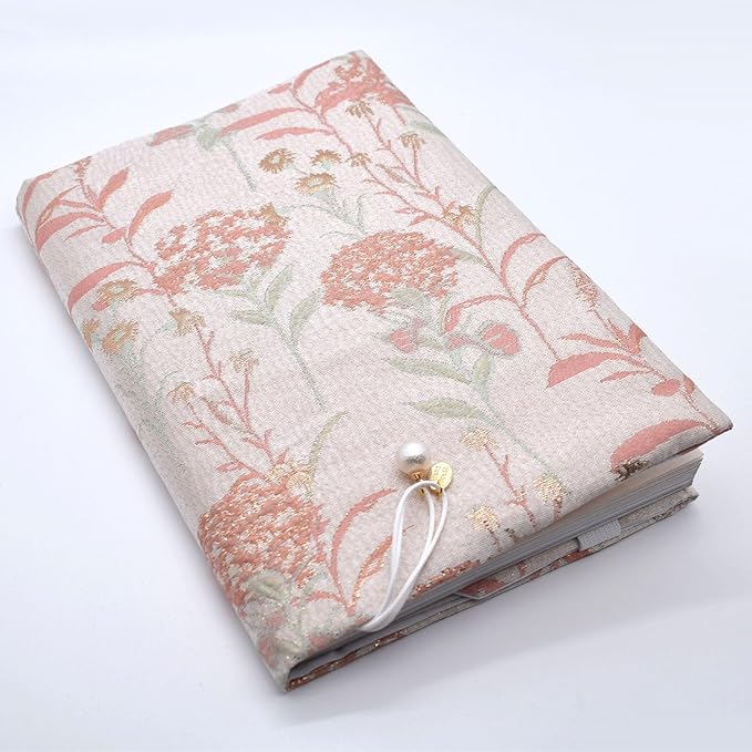 BLBMH Dandelions Book Covers for Paperbacks Adjustable BookCover Cloth Fit for 5.5x8.5 inch Books Softcover Protector for Notebook Book Lovers Gifts - Pink 8.5in
