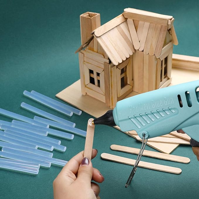 Magicfly Hot Glue Gun Sticks, Huge Pack of 800, 6 lbs, 4 Inch Long and 0.27 Inch Diameter Mini Hot Melt Glue Sticks, Compatible with Most Glue Guns, for DIY Craft Projects and Sealing