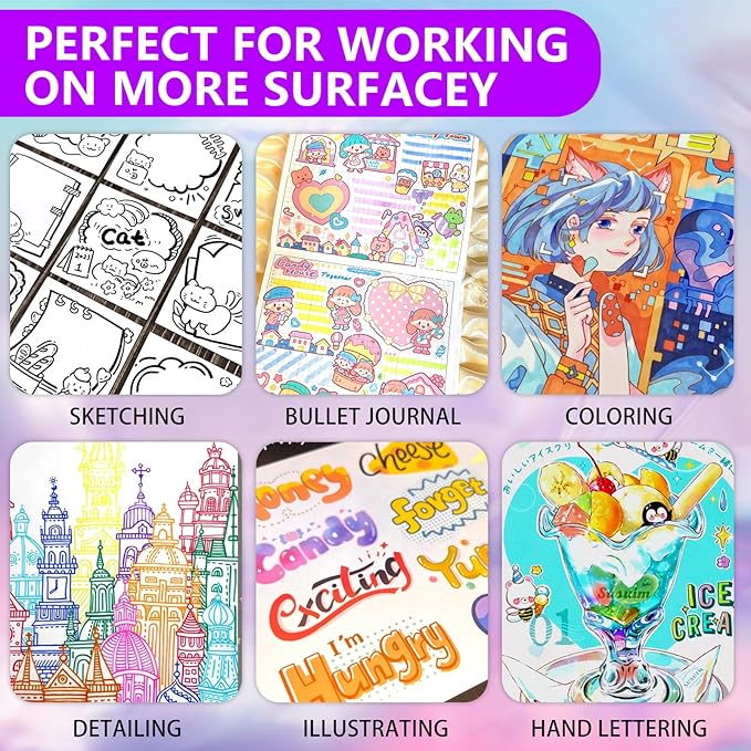 Brush Pens, 105 Colors Dual Tip Markers for Adult Coloring Books, Note Taking and Lettering