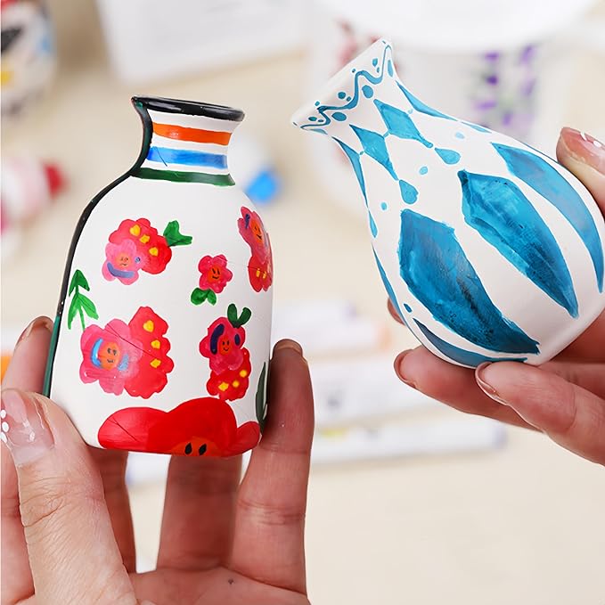 Permanent Marke Ceramics Pens 12 Colors Porcelain Paint Brush Pen for Both Glazed and Unglazed Ceramics Christmas Decoration Wine Markers