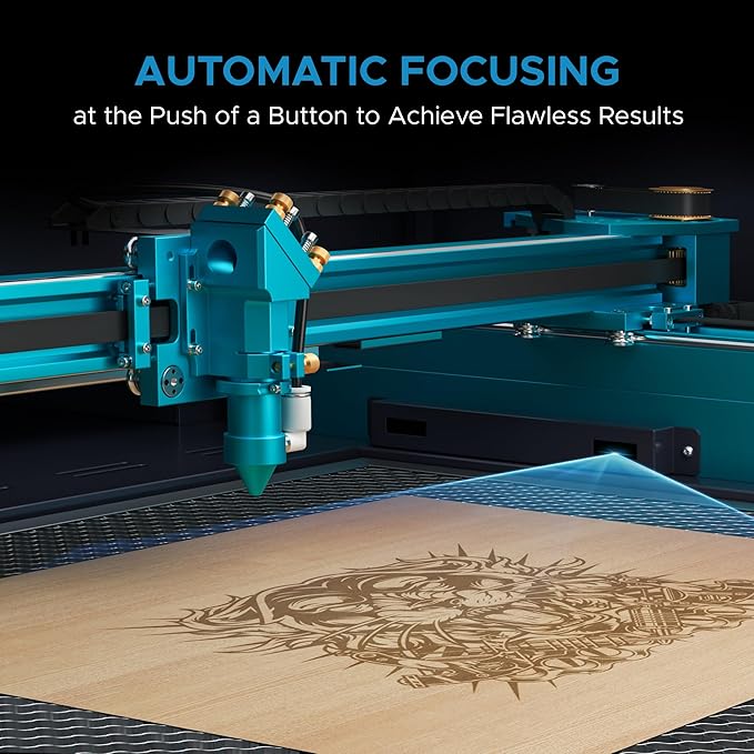 OMTech Pronto 90W CO2 Laser Engraver & Cutter – 35"x24" Workspace, 1000mm/s Speed, Autofocus, Air Assist, 2-Way Pass, for Wood, Acrylic & More