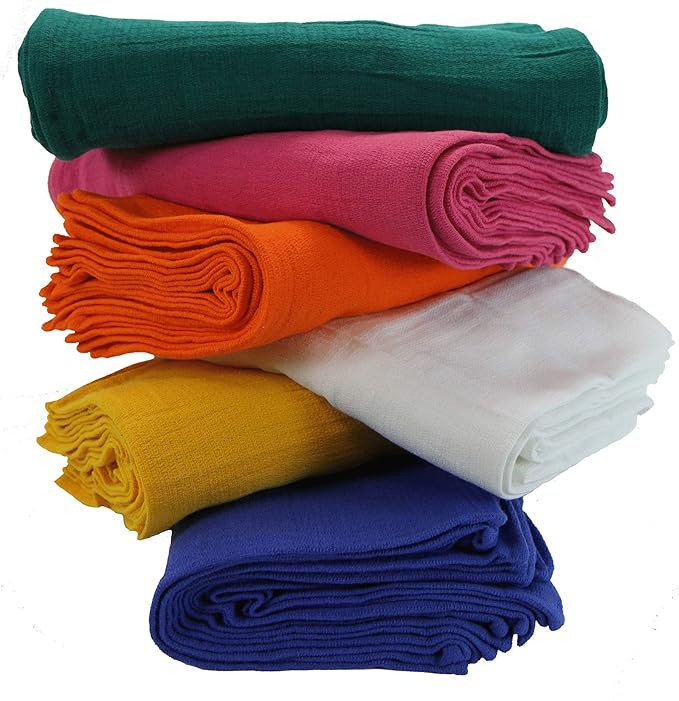 Arkwright Surgical Huck Towels - (Bulk Case of 120) Lint Free & Highly Absorbent Pre-Treated Cotton Cleaning Cloths, Perfect for Medical, Auto Detailing, Window, and Shop, 16 x 26 in, Pink