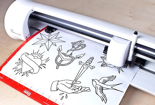 Siser Romeo Pioneer Bundle - 24" Professional Cutting Machine for Vinyl, Paper, and More – WiFi Compatible with Windows & Mac - Includes Leonardo Design Studio Software, Roll Holder Accessory