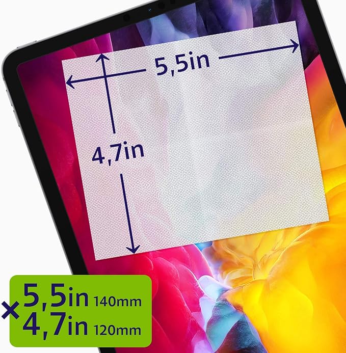 440 Pack Lens Wipes for Eyeglasses Pre-Moistened, Individually Wrapped Streak-Free Cleaning for Glasses & Laptop Screens, Glasses Cleaner Wipe Bulk 5.5 x 4.7 Inch, Sunglasses & Phone Wipe