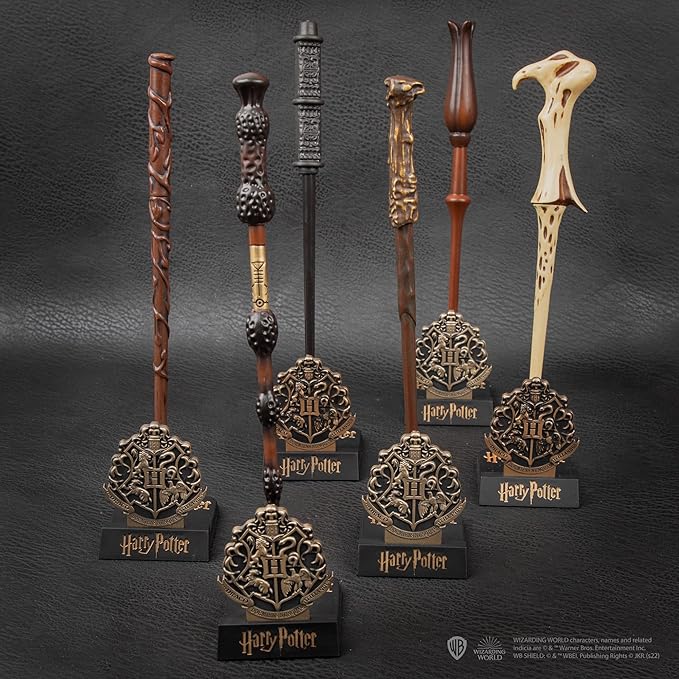 Cinereplicas Harry Potter - Harry Potter Wand Pen with Stand & Lenticular Bookmark - Official License