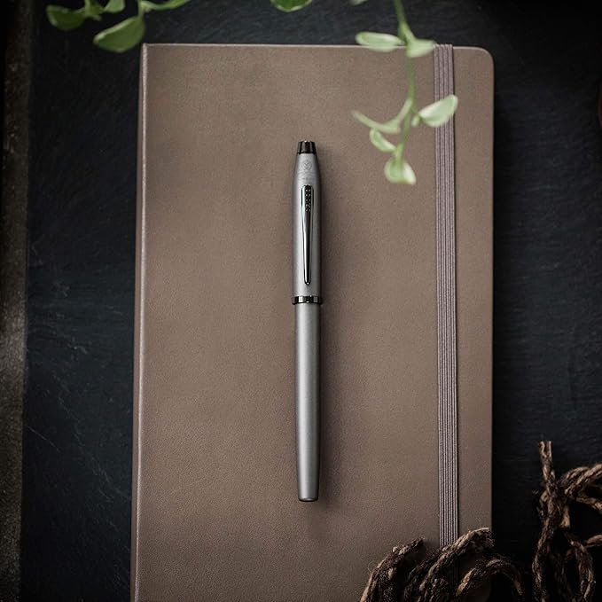 Cross Century II Refillable Rollerball Pen Presented in a Luxury Gift Box - Medium Point, Black Ink, Medalist