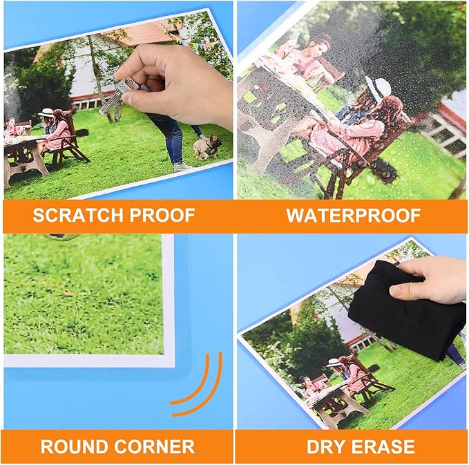 CAREGY Thermal Laminating Pouches, Holds 8.5 x 11 Inch Sheets,1200 Pack Laminating Sheets, 3 Mil, 9 x 11.5 Inches Lamination Sheet Paper for Laminator, Clear, Letter Size, Office and School Supplies