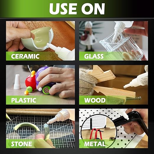 Super Glue Liquid, 4 oz Instant CA Glue Medium Cyanoacrylate Adhesive 113.8 Gram, Food Safe Superglue for Plastic Ceramic Metal Shoe Wood 3D Print Model Leather Glass Aquarium Craft Porcelain Rubber