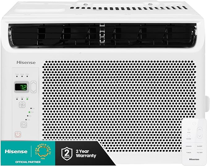 Hisense WC05R25A Window Air Conditioner, 5,000 BTU, White