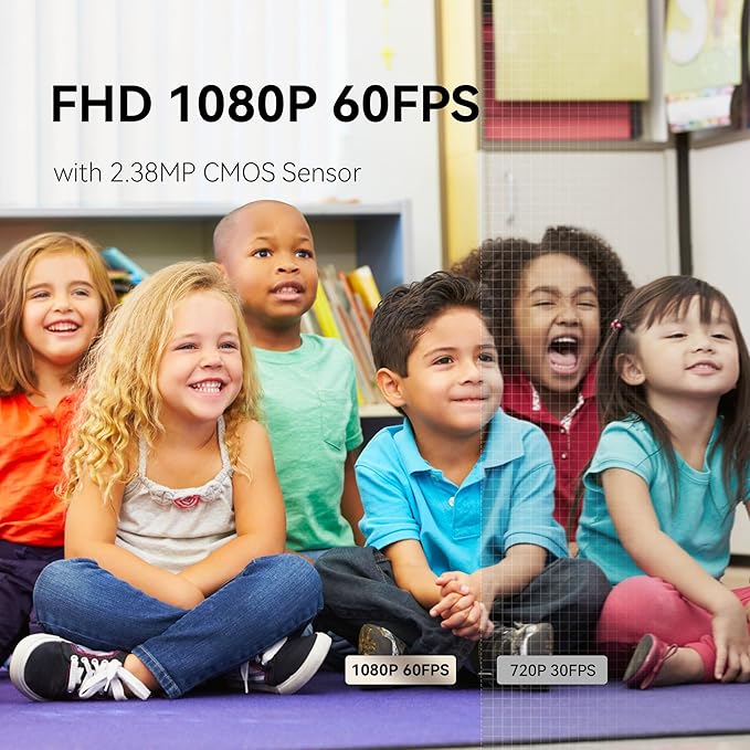 Tenveo PTZ Conference Room Camera 10X Optical Zoom USB3.0/HDMI/RS232 Wide Angle FHD 1080P 60FPS for Video Conferencing Business Meeting Live Streaming Church Services Worship Zoom Teams OBS